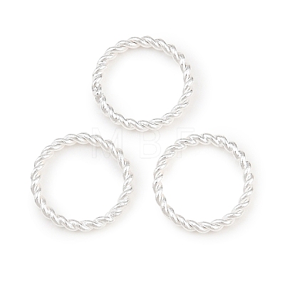 Brass Soldered Closed Jump Rings KK-K253-15D-03S-1