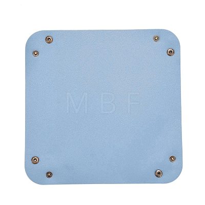 PVC Leather Storage Tray Box with Snap Button AJEW-D050-01A-03AB-1