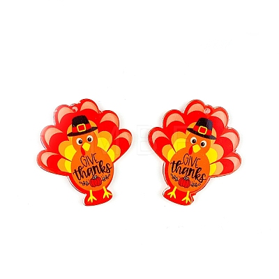 Thanksgiving Acrylic Pendants PW-WG67810-04-1