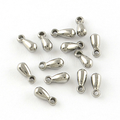 Smooth Surface 201 Stainless Steel Charms X-STAS-R064-69-1