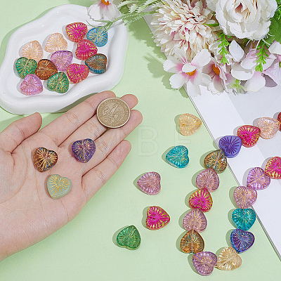2 Strands Glass Beads Strands GLAA-PA0001-63-1
