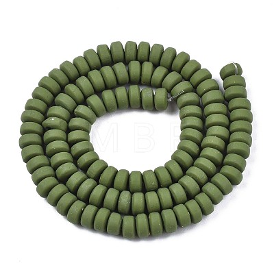 Handmade Polymer Clay Beads Strands CLAY-N008-104-1