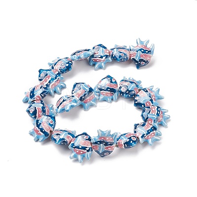 Handmade Porcelain Beads X1-PORC-G002-54F-1