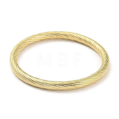 304 Stainless Steel Textured Bangles BJEW-G686-01G-1