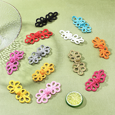  36pairs 9 colors Handmade Chinese Frogs Knots Buttons Sets BUTT-NB0001-46-1