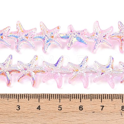 Electroplate Glass Beads Strands EGLA-P069-01A-AB07-1