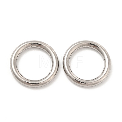 Non-Tarnish 304 Stainless Steel Linking Rings X-STAS-D246-01A-04P-1