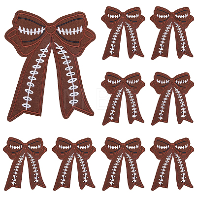 10Pcs Bowknot Embroidered Cloth Patch PATC-FH0001-38-1