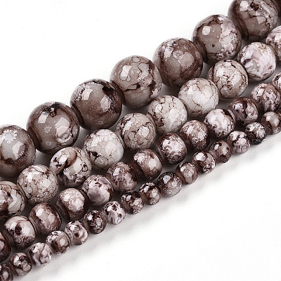 Baking Paint Glass Beads X1-DGLA-N003-6mm-A05-1