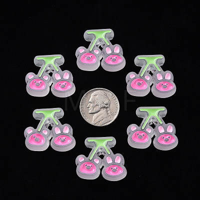 Transparent Acrylic Beads MACR-S374-04B-07-1