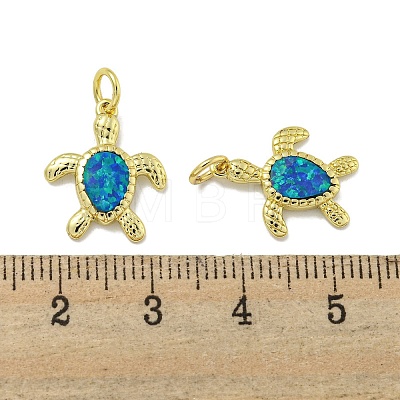 Synthetic Opal Pendants KK-E114-03G-1