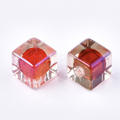 Transparent Acrylic Beads X-TACR-S148-08E-1