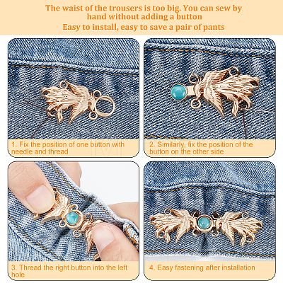 6 Sets 3 Colors Alloy Snap Lock Clasps FIND-NB0002-73-1