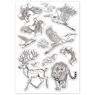 Custom PVC Plastic Clear Stamps DIY-WH0448-0665-1