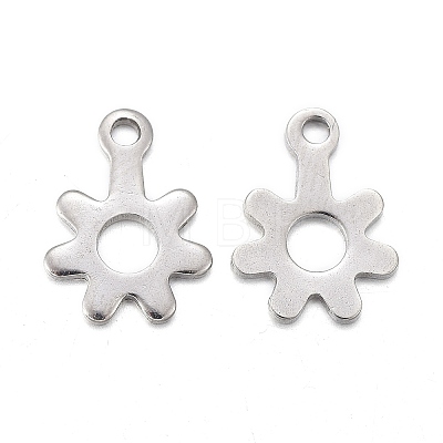 201 Stainless Steel Charms STAS-F255-035P-1