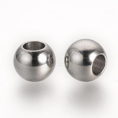 304 Stainless Steel European Beads X-STAS-R071-39-1