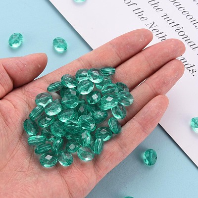 Transparent Acrylic Beads TACR-S154-18A-68-1
