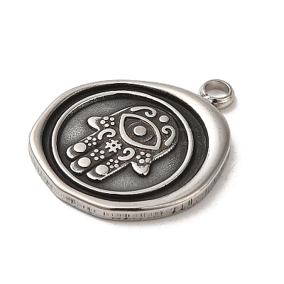 304 Stainless Steel Pendants STAS-L022-311AS-1