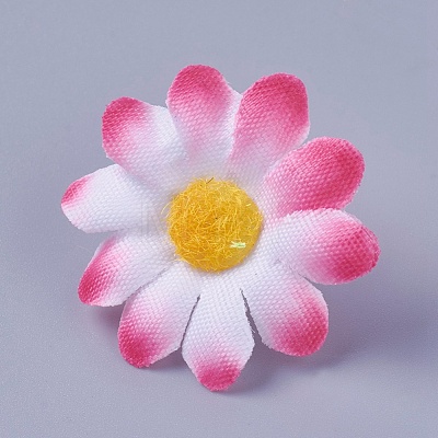 Handmade Silk Cloth Sunflower DIY-WH0134-A16-1