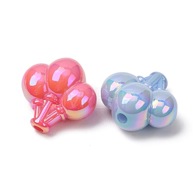 Plating Opaque Acrylic Beads AC-CBAE647-06-1
