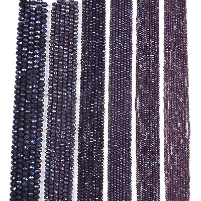 Electroplate Opaque Solid Color Glass Beads Strands EGLA-A044-P8mm-L11-1