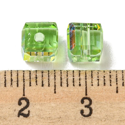Electroplate Glass Beads EGLA-Z004-04A-03-1