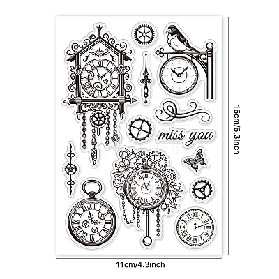 Custom PVC Plastic Clear Stamps DIY-WH0448-0658-1