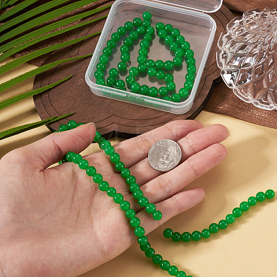 2 Strands Natural Malaysia Jade Beads Strands G-TA0003-35A-04-1