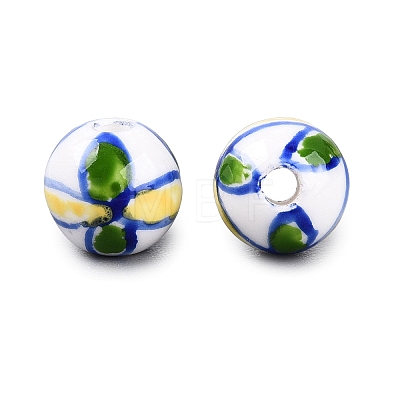 Handmade Porcelain Beads PORC-Q007-07C-1