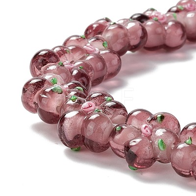 Handmade Lampwork Beads Strands LAMP-D015-08B-1