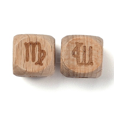 Natural Wood Constellation Beads LS-WOOD-M002-06-1
