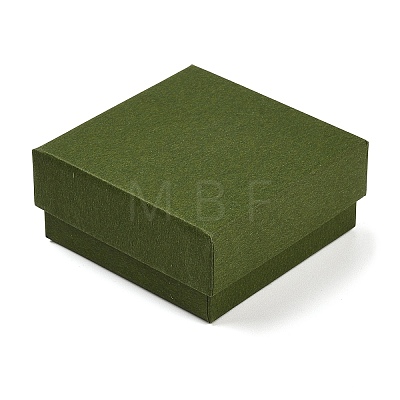 Cardboard Paper Jewelry Storage Boxes with Sponge CON-P023-01B-01-1