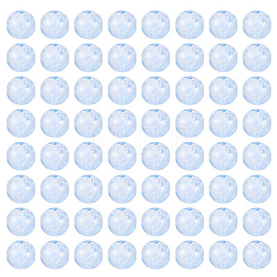 80Pcs Handmade Transparent Lampwork Beads FIND-TAD0001-04A-1