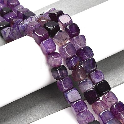 Natural Dragon Veins Agate Beads Strands G-NH0018-A01-01-1