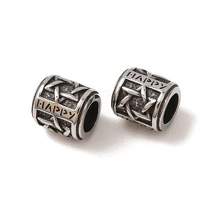 316 Surgical Stainless Steel European Beads SA-CBA7555-01AS-07-1