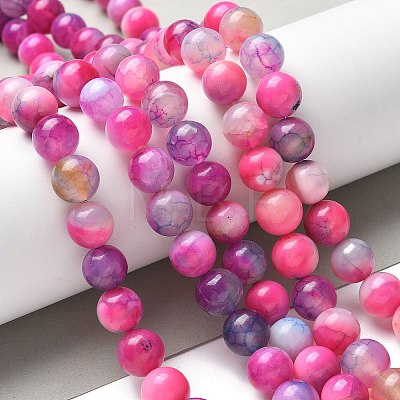 Natural Agate Beads Strands G-NH0001-G02-01-1