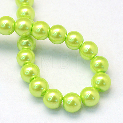 Baking Painted Glass Pearl Bead Strands HY-Q003-3mm-66-1