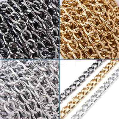 Aluminium Twisted Curb Chains CHA-CW0001-001-1