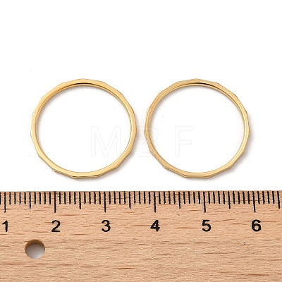 Ion Plating(IP) 304 Stainless Steel Finger Rings RJEW-I101-02D-G-1