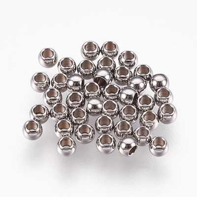 Tarnish Resistant 316 Stainless Steel Spacer Beads STAS-G176-46P-E-1