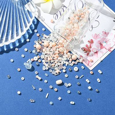 50G Baking Paint Glass Seed Beads GLAA-SZ0002-10B-1