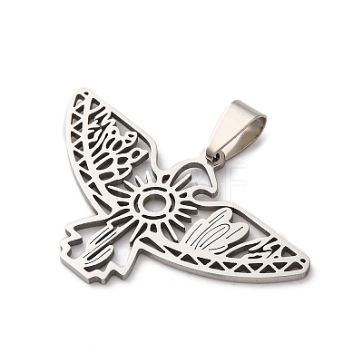 201 Stainless Steel Pendants STAS-V013-09P-1