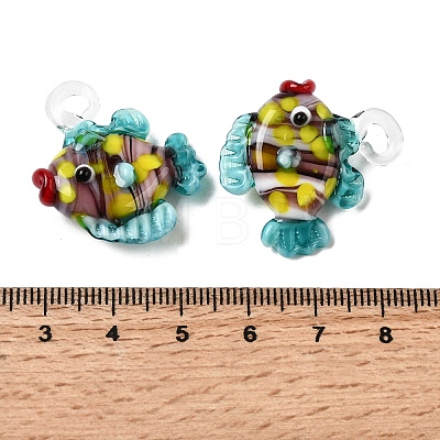 Handmade Lampwork Pendants LAMP-B035-01C-20-1