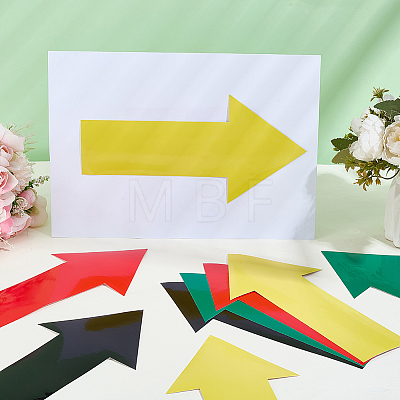20Pcs 4 Colors PVC Stickers DIY-SP0007-90-1