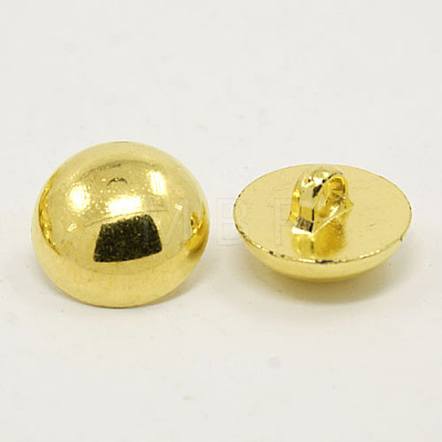 1-Hole Plating Acrylic Shank Buttons BUTT-I015B-1