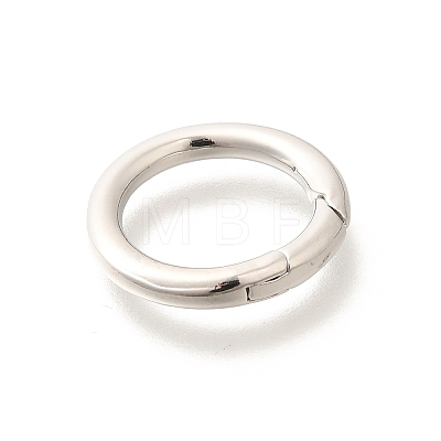 Brass Spring Gate Rings KK-L225-012P-1