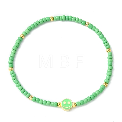 5Pcs 5 Colors Glass Seed Beads Beaded Stretch Bracelets Sets BJEW-TA00322-1