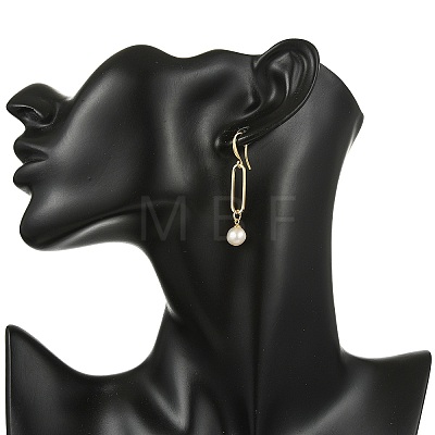 Natural Cultured Freshwater Pearl Dangle Earrings EJEW-JE07217-1