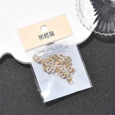 SHEGRACE Brass Micro Pave Clear Cubic Zirconia Pendants XGRQ29326-394G-S-1