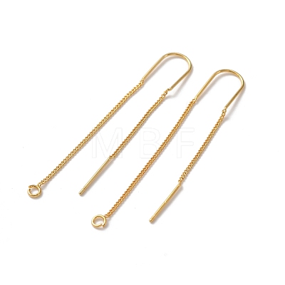 Alloy Stud Earring Findings FIND-WH0110-381G-1